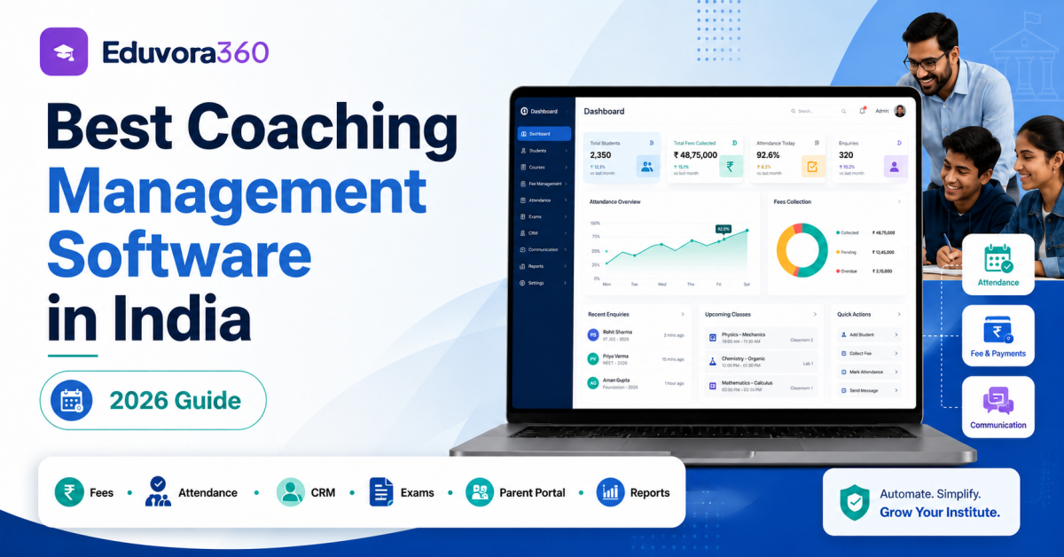 Best Coaching Management Software in India | Eduvora360