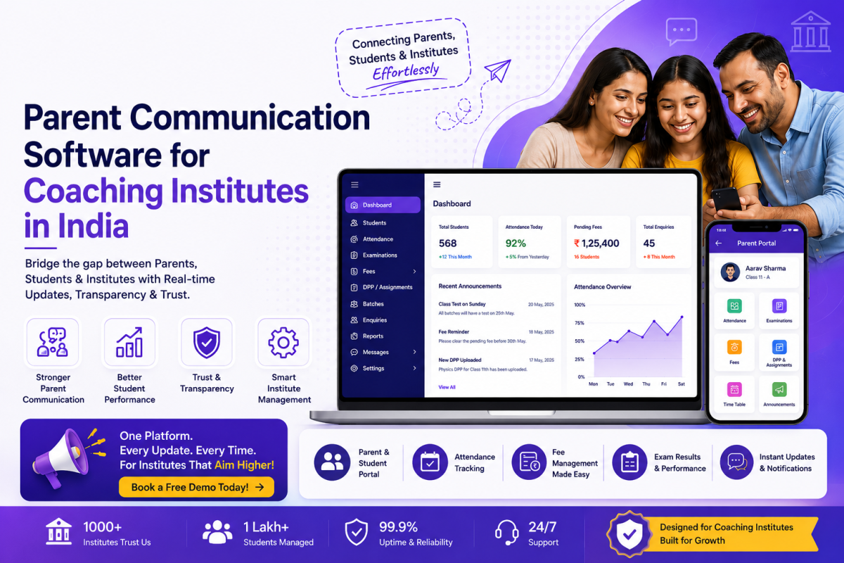 Parent Communication Software for Coaching Institutes in India