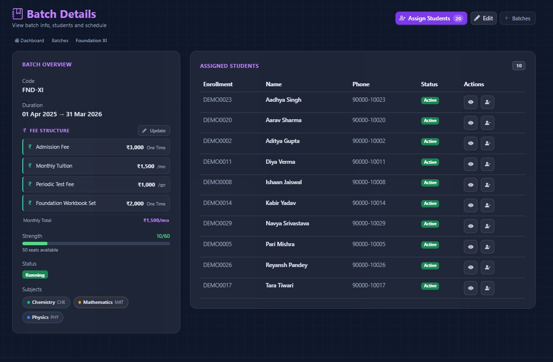 Eduvora360 Batches screenshot